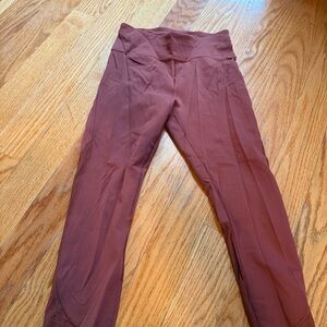 ⭐️lululemon athletica Women's Leggings in Rust Brown (Size 6)